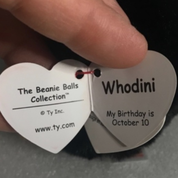 Ty Puffies (Beanie Balls) - WHODINI the 2023 Halloween Orange Owl (3 inch) Stuff - Picture 6 of 12